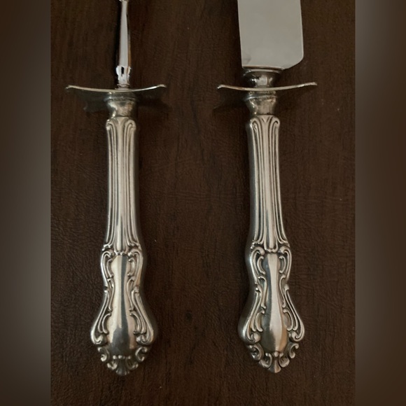 Cheltenham and Co. Knife and Fork Carving Set, made in England, rarely used. - Picture 4 of 5